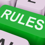 Rules Keys Showing Guidance Policy Or Regulations