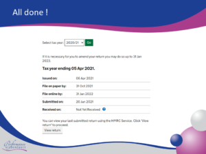 Preparing your Self Assessment Tax Return process with Performance Accountancy