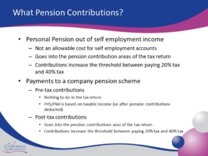 Pension Contributions - Performance Accountancy Knowledge Centre