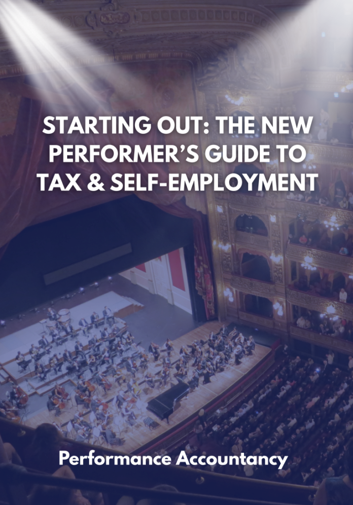 The New Performers Guide to Tax & Self-Assessment