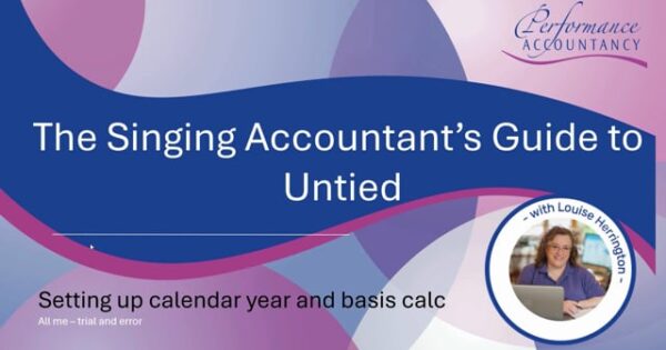 Setting up Calendar Year and basis Calculation - Performance Accountancy